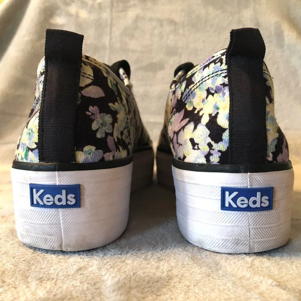 Keds Shoes Womens Size 11 Platform Floral Dream Foam Canvas WF61782 Sneakers - Picture 6 of 13